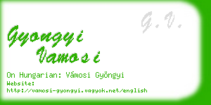 gyongyi vamosi business card