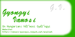 gyongyi vamosi business card